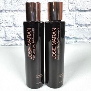 Josie Maran Argan Liquid Gold Self-Tanning Oil Lot 2 PINA COLADA 4.3oz No Seal